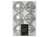 Kaemingk Shatterproof Plain Baubles Pack 6