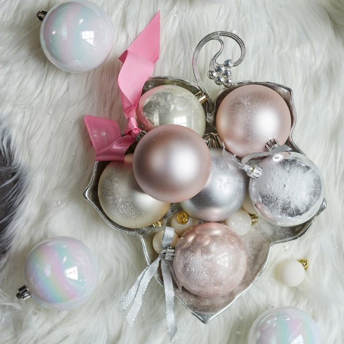 Kaemingk Shatterproof Plain Baubles Pack 6