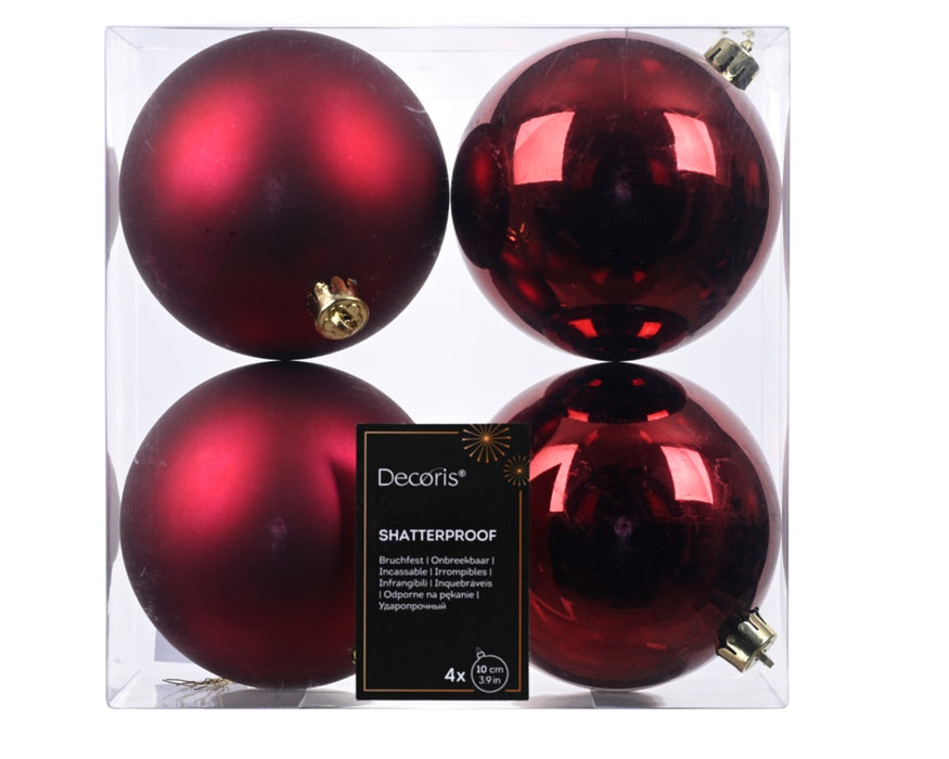 Kaemingk Shatterproof Plain Baubles