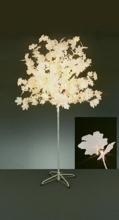 Premier White Maple Leaf Tree 400 Warm White LED
