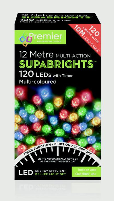 Premier Multi-Action Supabrights With Timer Multicolour