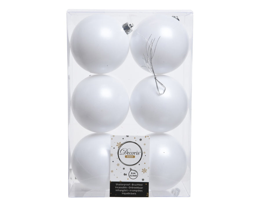Kaemingk Shatterproof Plain Baubles