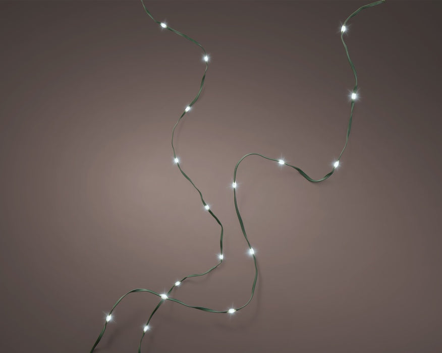 Kaemingk 360 LED Flexi String Lights Cool White