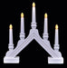 Premier 5 Light White Wood Candlebridge