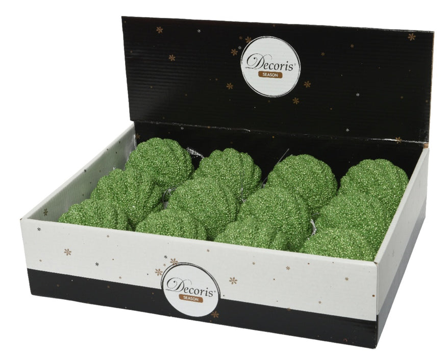 Kaemingk Bauble Foam Glitter 8cm