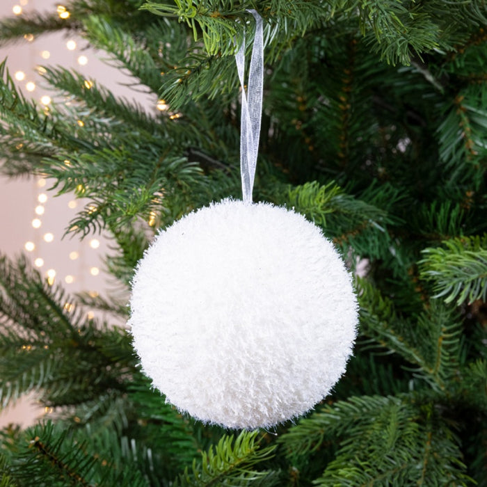 Kaemingk White Foam Bauble