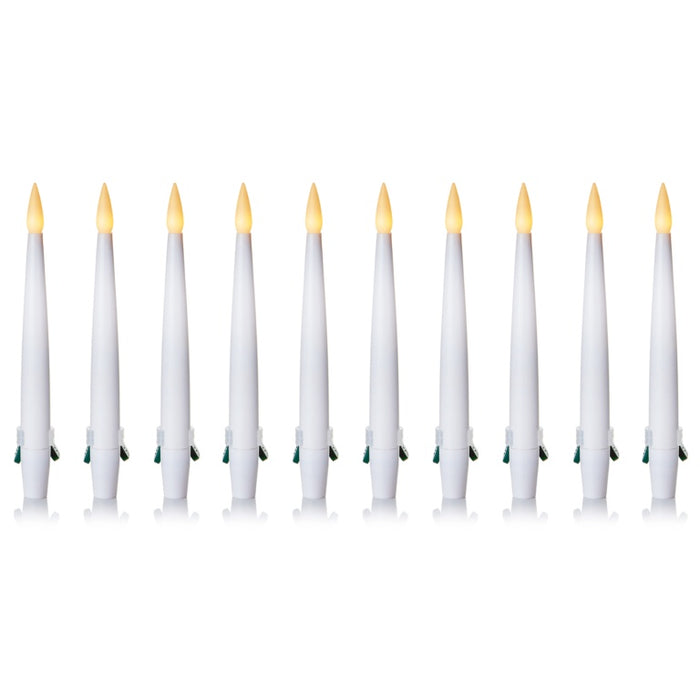 Premier 10 Piece White Candle Clip