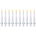 Premier 10 Piece White Candle Clip