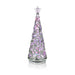 Premier Lit Chrome Tree With Star Colour Changing LEDs