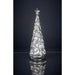 Premier Lit Chrome Tree With Star Colour Changing LEDs