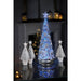 Premier Lit Chrome Tree With Star Colour Changing LEDs