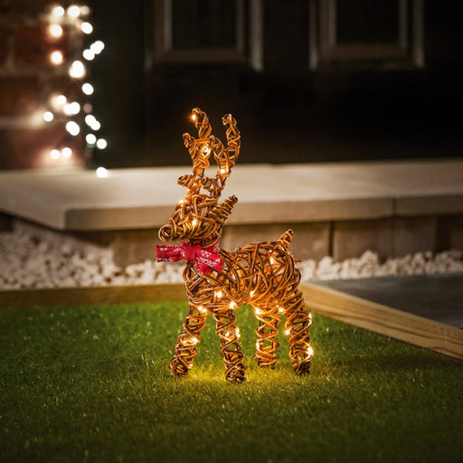 Premier Outdoor Standing Reindeer 40 Warm White LEDs