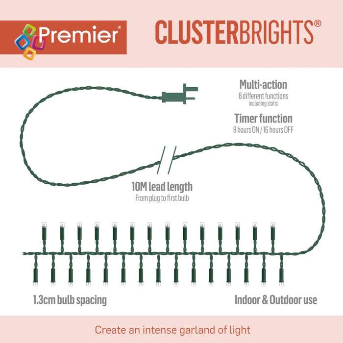 Premier 5000 LED Multi Action Cluster Brights With Timer