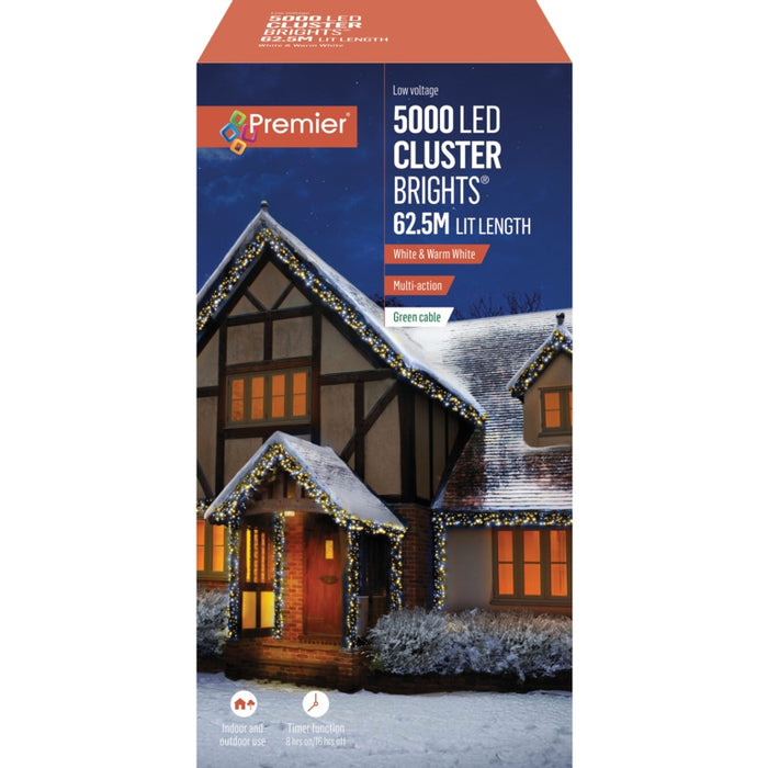 Premier 5000 LED Multi Action Cluster Brights With Timer