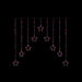 Premier FlexiBrights Star V Curtain 258 LEDs Rainbow