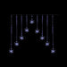 Premier FlexiBrights Snowflake V Curtain With 267 LEDs White