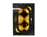 Kaemingk Baubles Polystyrene Gold Pack 6