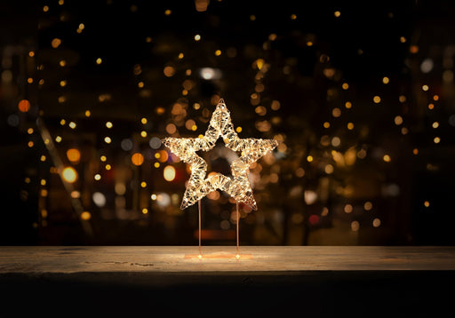 Premier Gold Table Top Star 720 LEDs