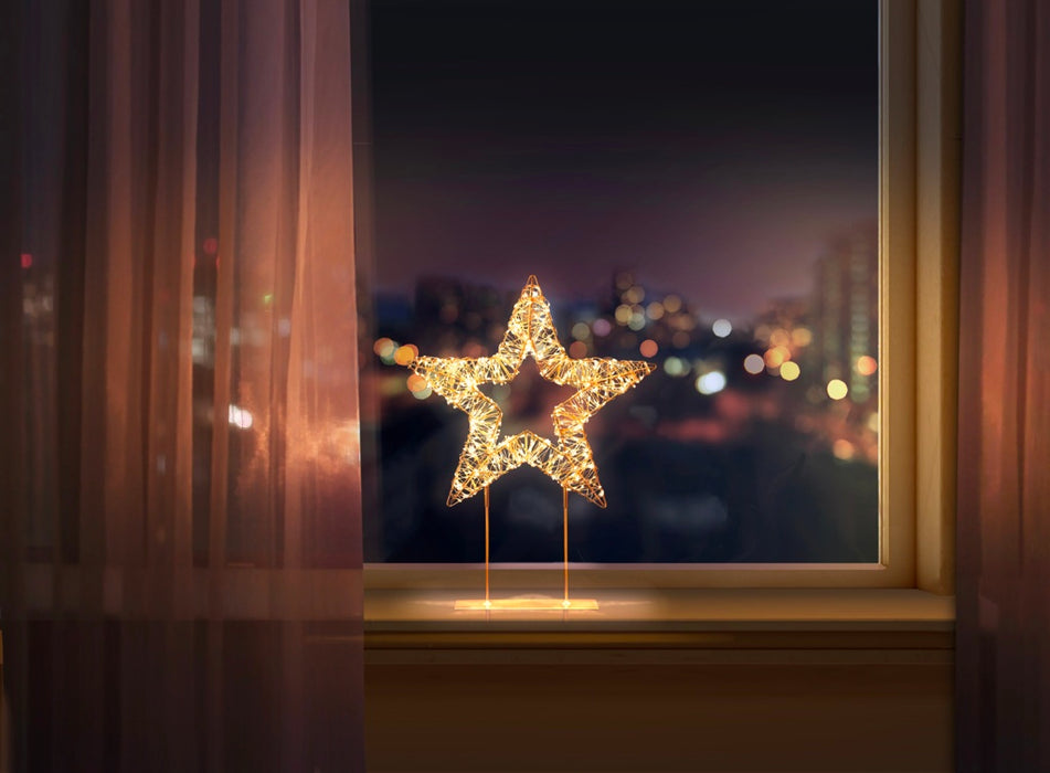 Premier Gold Table Top Star 720 LEDs
