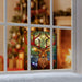 Premier Battery Operated Lit Glass Stag Table Top 50 LED Warm White