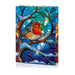Premier Battery Operated Lit Glass Robin Table Top 50 LED Warm White