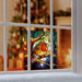 Premier Battery Operated Lit Glass Robin Table Top 50 LED Warm White