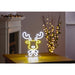 Premier Reindeer Face Table Top Lit Neon Sign