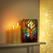 Premier Battery Operated Lit Stag Glass Table Top 25 Warm White LEDs