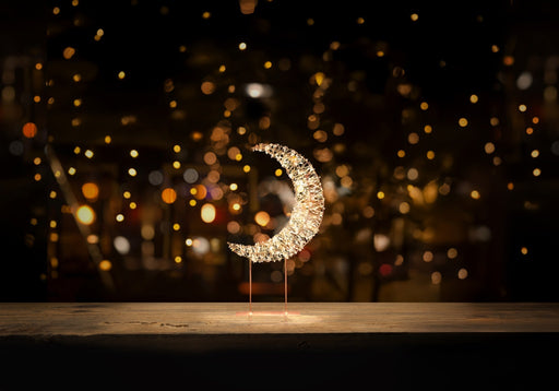 Premier Table Top Crescent Moon 720 Warm White LEDs