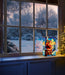 Premier Stained Glass Lit Decoration 21 x 13cm