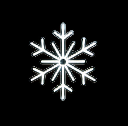 Premier USB Lit Neon Hanging Snowflake