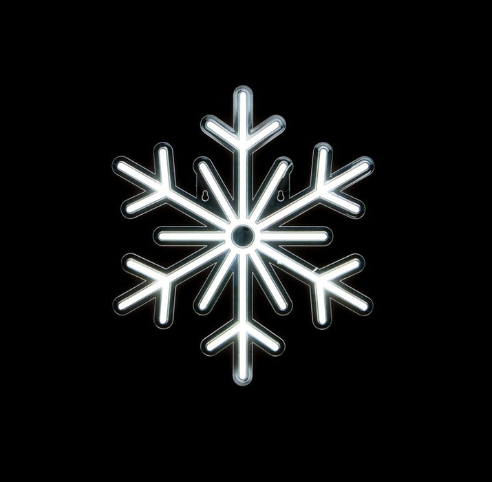 Premier USB Lit Neon Hanging Snowflake