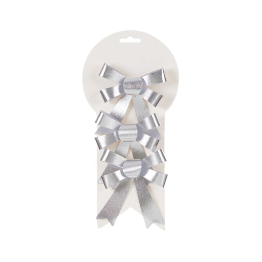 Premier 3 Piece Carded Silver Bow