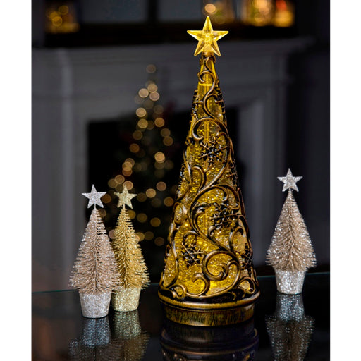 Premier Lit Antique Gold Tree Water Spinner