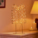 Premier Twinkling Lit Rose Gold Table Top Parcel