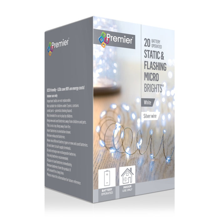 Premier 20 LED Static & Flashing Microbrights