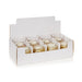 Premier Lit Gold Glitter Gel Candle