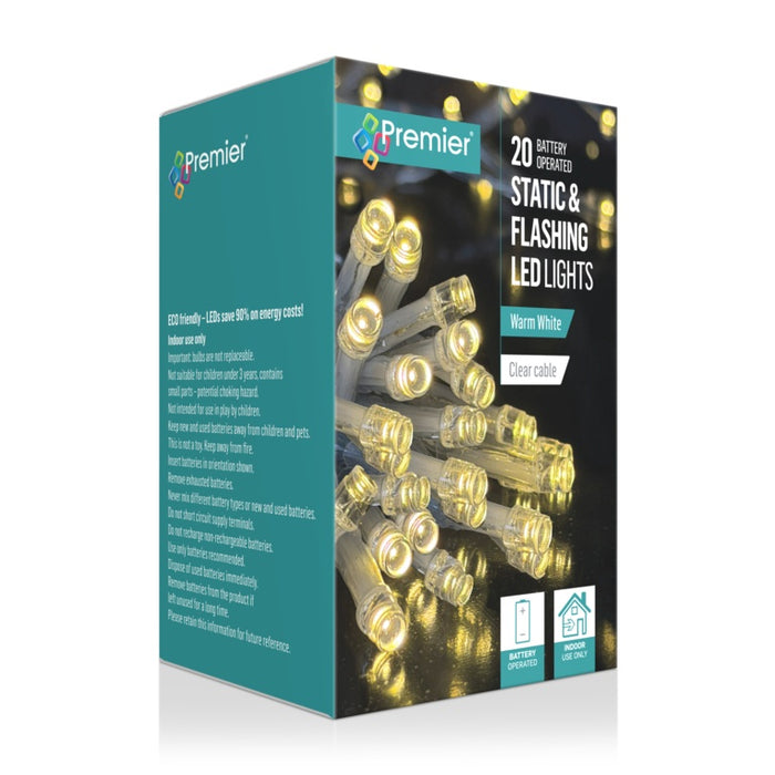 Premier 20 Static & Flashing LED Lights
