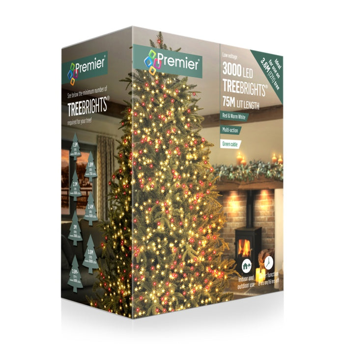 Premier 3000 LED Multi Action Treebrights With Timer