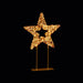 Premier Twinkling Lit Gold Table Top Star