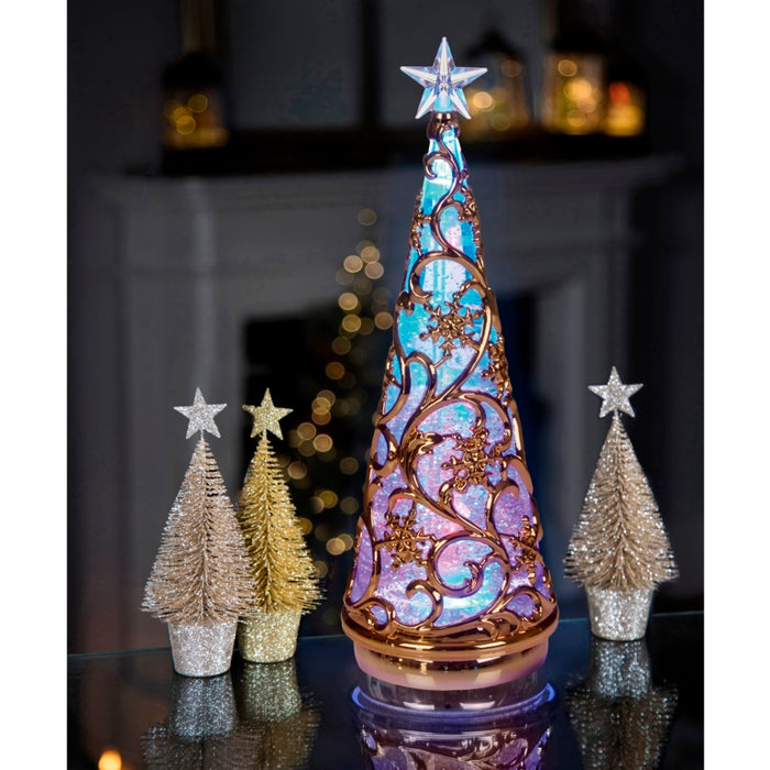 Premier Glitter Rose Gold Tree Water Spinner
