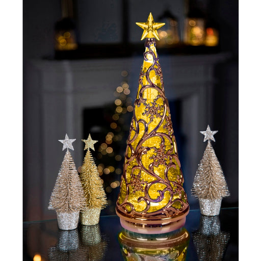 Premier Glitter Rose Gold Tree Water Spinner