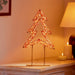 Premier Twinkling Lit Gold Table Top Tree