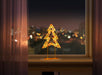 Premier Twinkling Lit Gold Table Top Tree