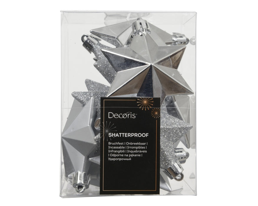 Kaemingk Star Bauble Silver