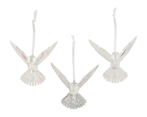 Kaemingk Transparent Hummingbird Polystyrene