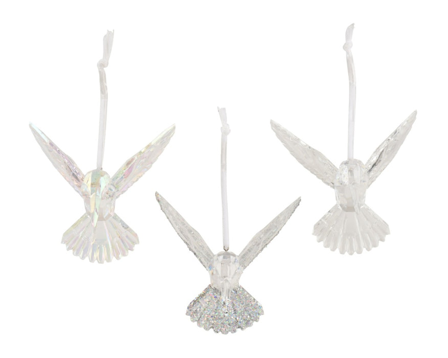 Kaemingk Transparent Hummingbird Polystyrene