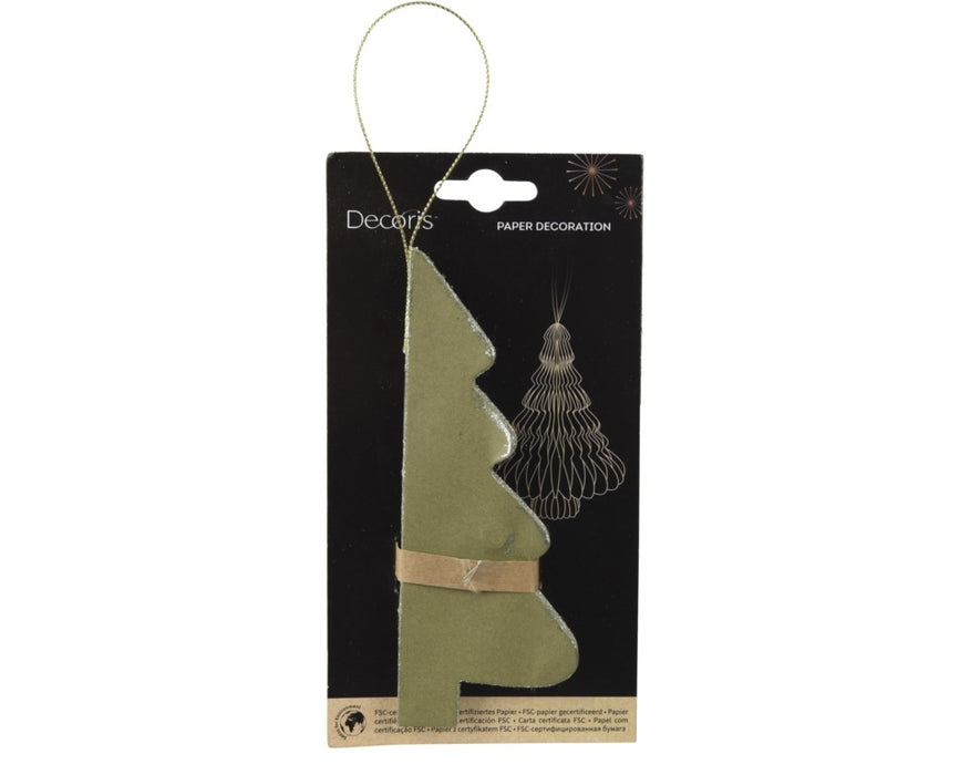 Kaemingk Tree Paper Green