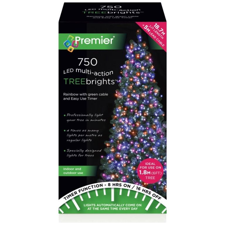 Multi Action LED Treebrights With Timer — Decorationsonline.co.uk